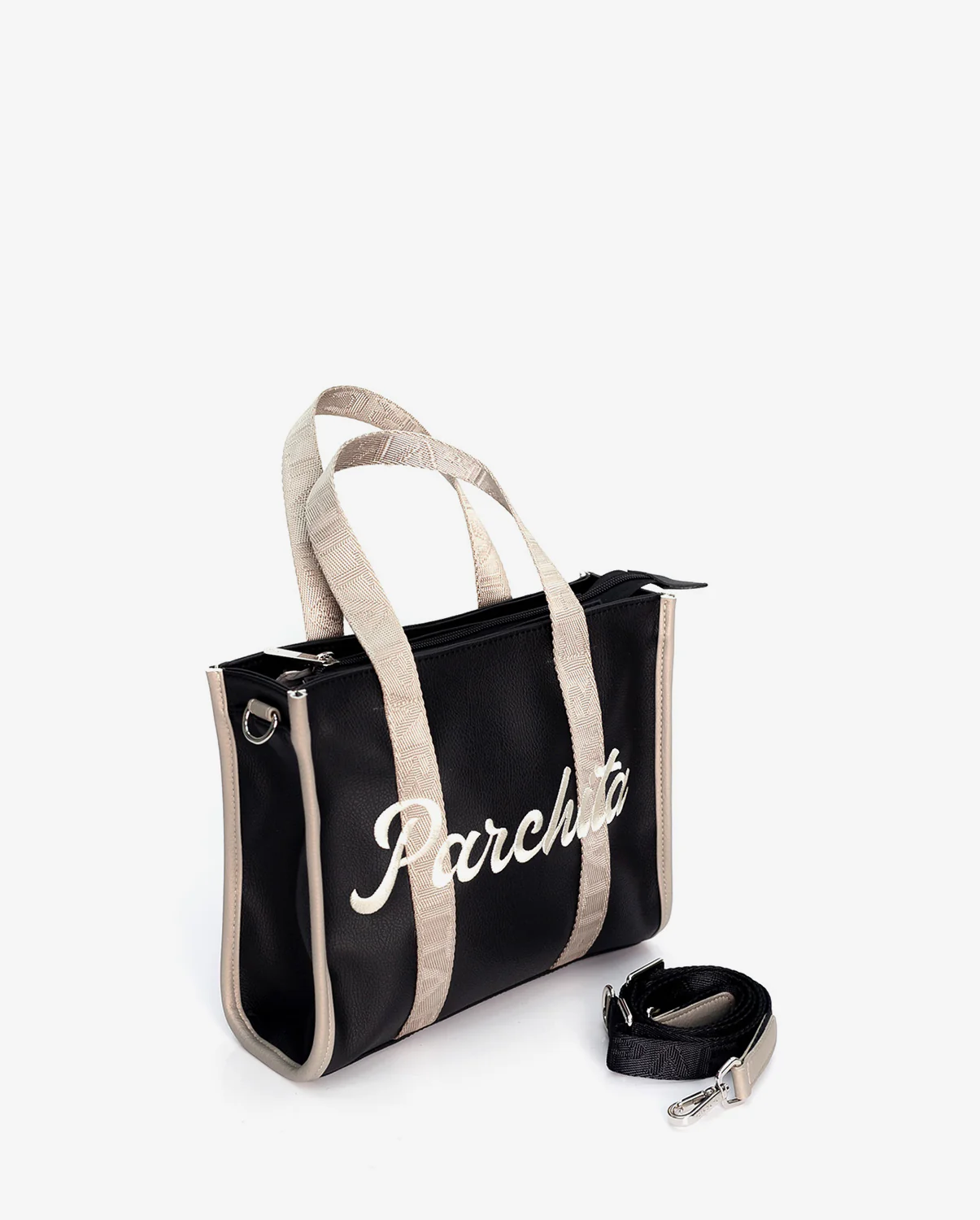 Bolso Mini Shopping Julia Negro - Image 3